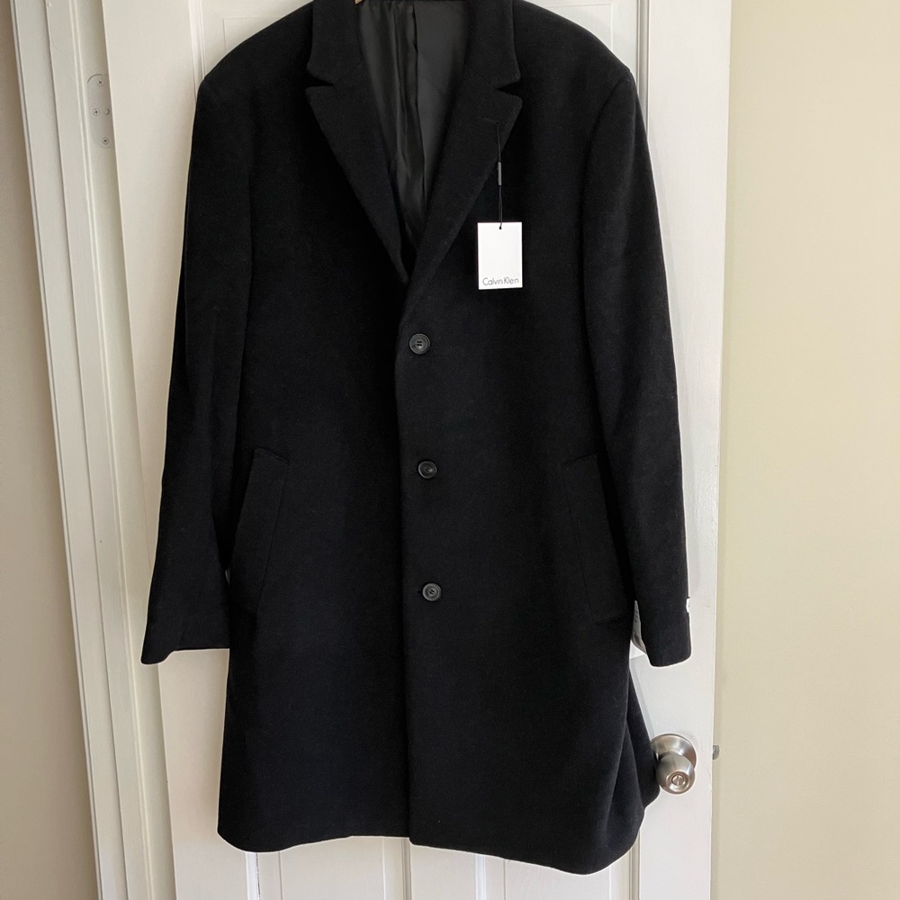 Calvin Klein NWT Elegant Wool Coat 46L